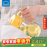 乐扣乐扣(LOCK&LOCK)大容量玻璃油壶可拆洗防滑油瓶酱油调味壶550ml黄色