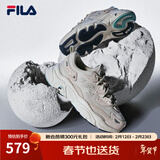 FILA斐乐女鞋跑步鞋情侣同款老爹鞋FILA MARS火星鞋男鞋休闲运动鞋 【女款】奶白/木薯粉-GT 38