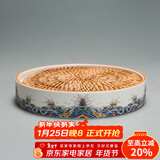 容山堂珐琅彩陶瓷主人杯单杯品茗杯公道杯茶漏三才盖碗茶杯高档功夫茶具 金丝珐琅壶承