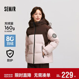 森马（Semir）防护外套|中国国家地理系列羽绒服女防风三防冬宽松101724113039