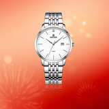 依波（EBOHR）手表男 大师系列男士情侣表石英男表节日礼物新年跨年50290512