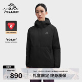 伯希和（Pelliot）[成毅同款]Primaloft金标P棉棉服女保暖防风冬季外套125376010黑L