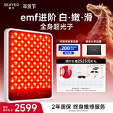 SEAYEO昔又经典款大小排灯提亮紧致红蓝光面罩家用脸部痘印光子美容仪嫩肤仪修护屏障 经典