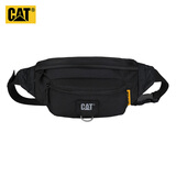 卡特（CAT）腰包轻便胸包防泼水斜挎包骑行运动手机多口袋小包礼物黑84577