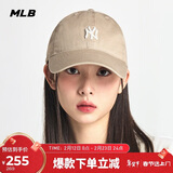 MLB帽子男女棒球帽时尚休闲鸭舌帽软顶情人节礼物3ACP7701N-50BGS