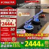 方太（FOTILE）燃气灶煤气炉 厨房家用天然气台式嵌入式两用双眼灶 大火力爆炒 一级能效 熄火保护 02-TE21天然气