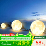 大观园（DGY）月球灯庭院灯氛围感户外灯防水落地灯月亮草坪氛围灯中山灯具378O 9876-20cm【户外月球灯】暖光