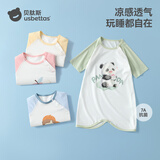 贝肽斯宝宝衣服春夏季薄款纯棉婴儿睡衣防踢被家居空调儿童睡裙连体衣