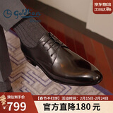 金利来（Goldlion）男鞋商务皮鞋男士正装西装鞋时尚舒适德比鞋51502036701A黑色42