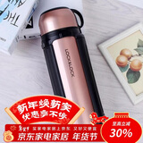乐扣乐扣（LOCK&LOCK）保温壶304不锈钢保温保冷水壶户外露营旅行壶1.5L金色