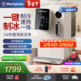 西屋冰块饮水机家用 台式即热直饮机小型制冰机免安装富锶矿泉水机 桌面办公室制冰速热冷水矿化一体机 匹兹堡 即热制冷型 WFH40-G3