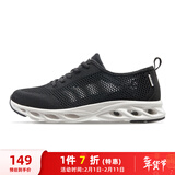 骆驼（CAMEL）网面男鞋透气轻量健步休闲运动鞋子 A11260L8125 黑色42