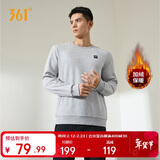 361°卫衣男装秋冬季长袖运动服休闲圆领宽松加绒上衣服652344801D-7