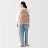 MUJI 带PC收纳袋双肩包背包旅行包书包电脑包通勤包大容量 新品 烟熏粉色6S 长43*宽32*高14cm