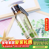 乐扣乐扣（LOCK&LOCK）ECO户外运动水杯户外便携塑料水壶男女学生杯子550ML棕色