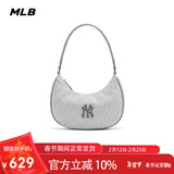 MLB官方章若楠同款包包男女腋下包女款手提包单肩包情人节礼物 纽约洋基/浅炭灰色（新款） F