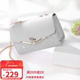 爱情海牛皮包包女包轻奢品牌链条单肩斜挎包女生日情人节礼物送女友老婆