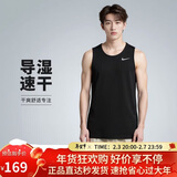 耐克NIKE男 运动背心 圆领无袖 柔软舒适 DV9322-010 黑XL
