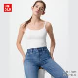 优衣库女装AIRism Bra吊带衫/空气衣加杯背心带胸垫482184 482186 482184/00白色 S