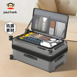 大嘴猴（paul frank）侧开口行李箱前开口20英寸登机箱女轻音拉杆箱男可扩容加厚旅行箱