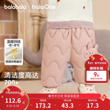 巴拉巴拉童装婴儿羽绒裤男童长裤女童裤子冬装保暖裤宝宝高腰护肚萌趣可爱