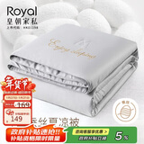 皇朝家私桑蚕丝被 空调被 可水洗夏凉被冰丝双人薄被子芯 灰200*230cm2斤