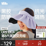 蕉下（beneunder）遮阳帽子防晒帽女防紫外线太阳帽贝壳空顶帽便携紫
