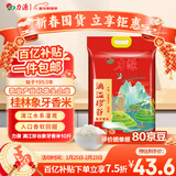 力源漓江珍谷象牙香米10斤 广西桂林丝苗米长粒大米5kg 一级籼米新米