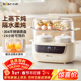 小熊（Bear）电炖锅 电炖盅 炖汤盅电炖锅 煲汤锅炖汤锅 隔水炖 婴儿煮粥锅熬粥燕窝炖盅小型1-2人DDZ-H10H6 1L