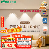 雷士照明（NVC）led家用小山丘射灯嵌入式客厅防眩小孔灯天花灯商用小桶灯 7W 暖白 全光谱灯珠-75mm