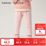 巴拉巴拉balaOne宝宝打底裤加绒保暖长裤冬女童男童裤子2025209425108201
