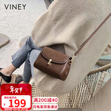 viney包包女包牛皮斜挎包洋气轻奢单肩手机包生日情人节礼物送女友老婆