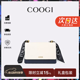 COOGI包包女款轻奢品牌女士单肩包女斜挎包女情人节生日礼物送女友老婆 米白