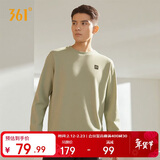 361°卫衣男装秋冬季长袖运动服休闲跑步圆领宽松上衣服652334801D-7