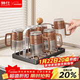 帅仕（shuaishi）不锈钢沥水杯架子置物架玻璃杯架倒挂茶杯红酒杯架客厅杯子架托盘