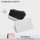 CHARLES&KEITH质感菱格链条小方包钱包斜挎包包女包生日新年礼物CK6-10680924