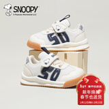 SNOOPY史努比童鞋儿童宝宝运动鞋男女童秋季软底学步机能鞋3827米蓝20