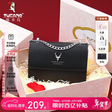 啄木鸟（TUCANO）包包女款2026年牛皮链条小方包单肩斜挎包实用新年生日情人节礼物