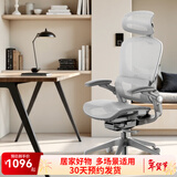 网易严选探索家人体工学电脑椅电竞椅家用办公久坐座椅凳子 【3D标准】灰无搁脚（4D扶手） 无脚托