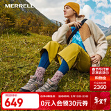 迈乐（Merrell）官方店男女款户外登山徒步鞋减震MOAB 3迈越者轻量防滑耐磨透气 J035882灰（女） 38