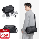 POLO单肩包男士休闲斜挎包男通勤手机包耐磨运动挎包大容量单肩小包