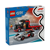 乐高（LEGO）积木城市组60493运输卡车奥迪F1赛车男孩儿童玩具生日礼物摆件