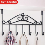 索尔诺 衣帽挂架裤挂衣服挂钩衣无痕门后挂衣架壁挂衣架 七挂钩-颜色随机-单支装