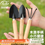 寿禾种花工具小铲子儿童赶海工具挖沙沙滩小耙子 优质迷你三件套