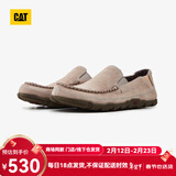卡特（CAT）休闲鞋皮鞋船鞋男鞋一脚蹬防滑耐磨干爽鞋子商场同款 亮灰 40