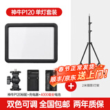 神牛（Godox） p120c摄影灯led补光灯便携单反相机摄像打光灯影视拍照婚庆常亮灯光 P120C+2米灯架【送4000毫安电池】