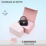 CHARLES&KEITH菱格链条手提斜挎小方包盒子包包女包生日礼物送女友CK2-80782534