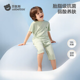 贝肽斯胎脂皮儿童家居服2026新款夏季a类亲子家居服套装小孩衣服