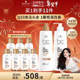 施华蔻专业凝时Q10洗发水护发素500g头皮护理滋养柔顺洗护套装春节送礼年货