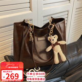 爱情海牛皮包包女包托特包大容量单肩高端品牌生日情人节礼物送女友老婆